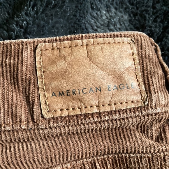 Brown corduroy retro flare pants - Picture 5 of 7